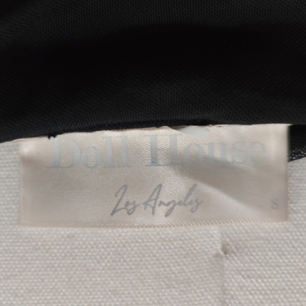 Doll House Mesh Drape Front Top - Picture 4 of 4